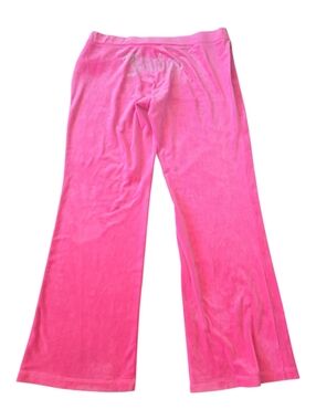 Juicy Couture Hot Pink Velour Pants Size L